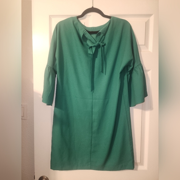 Banana Republic Factory Emerald Green Dress - Picture 6 of 10